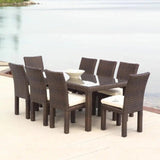 Mesa 72" Rectangular Umbrella Dining Table - LOOMLAN - Lloyd Flanders - Outdoor Dining Tables