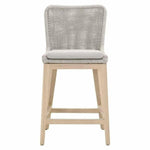 Mesh Outdoor Rope Counter Stool Wood - LOOMLAN - Essentials For Living - Outdoor Counter Stools