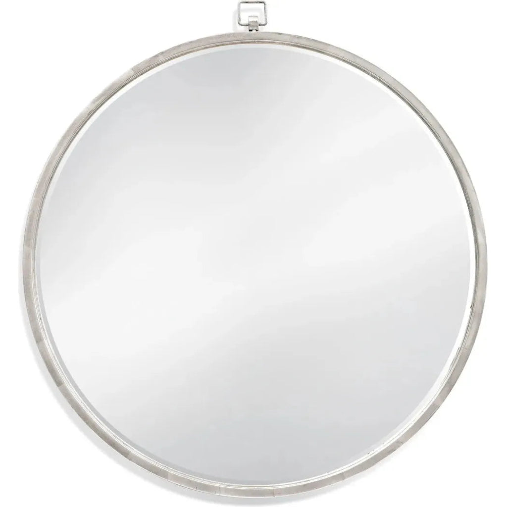 Metal Framed Traditional Round Wall Mirror - LOOMLAN - Bassett Mirror - Wall Mirrors