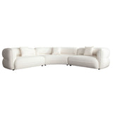 Micah Elite Ivory Fabric Sectional - LOOMLAN - Diamond Sofa - Modular Sofas
