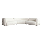 Micah Elite Ivory Fabric Sectional - LOOMLAN - Diamond Sofa - Modular Sofas