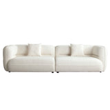 Micah Elite Ivory Fabric Sofa - LOOMLAN - Diamond Sofa - Sofas & Loveseats