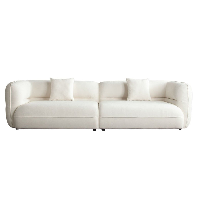 Micah Elite Ivory Fabric Sofa - LOOMLAN - Diamond Sofa - Sofas & Loveseats