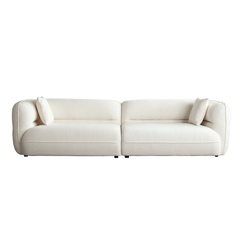 Micah Elite Ivory Fabric Sofa - LOOMLAN - Diamond Sofa - Sofas & Loveseats