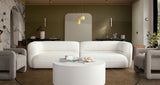 Micah Elite Ivory Fabric Sofa - LOOMLAN - Diamond Sofa - Sofas & Loveseats