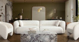 Micah Elite Ivory Fabric Sofa - LOOMLAN - Diamond Sofa - Sofas & Loveseats