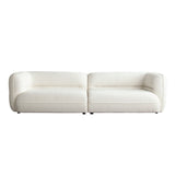 Micah Elite Ivory Fabric Sofa - LOOMLAN - Diamond Sofa - Sofas & Loveseats