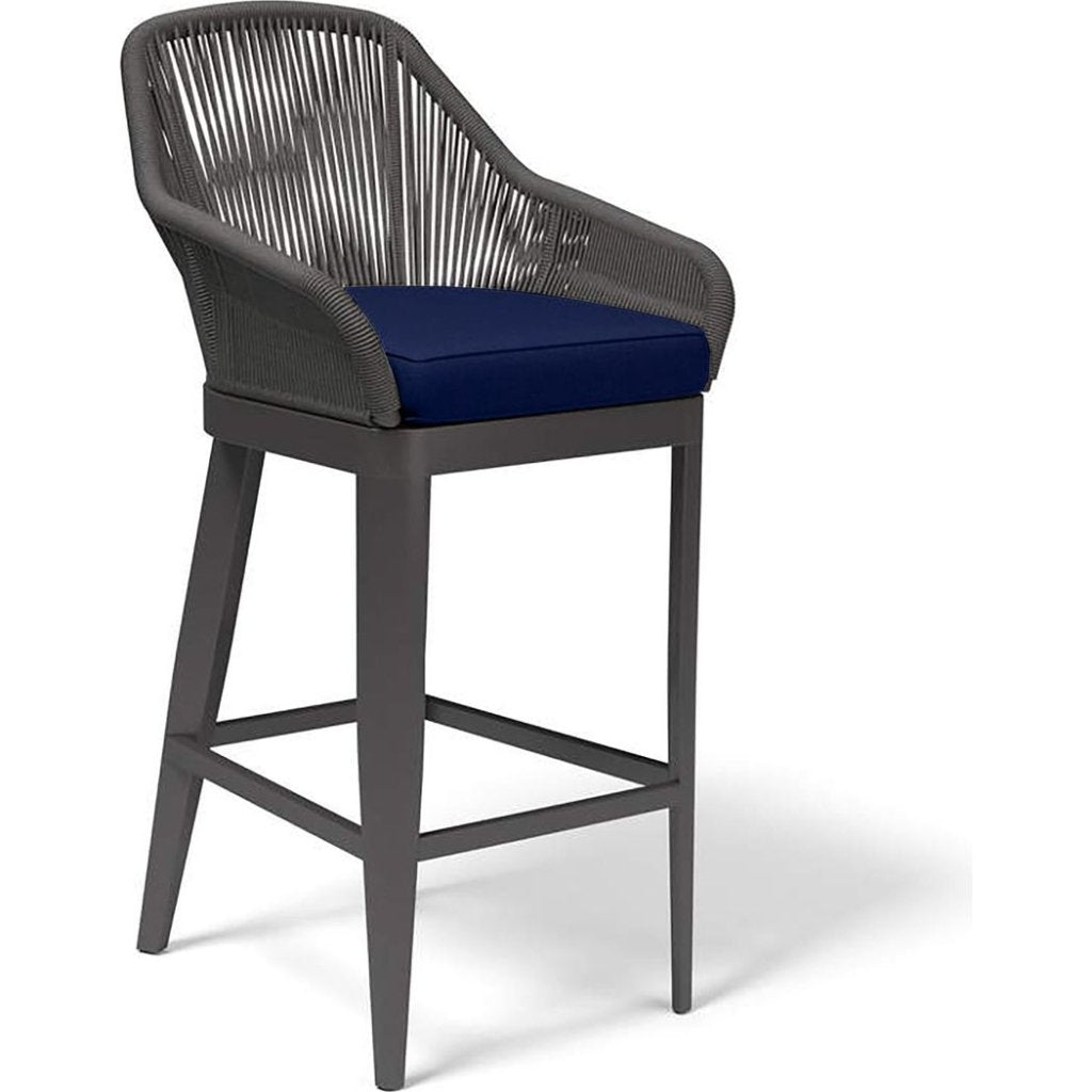 Milano Weatherproof Outdoor Bar Stool - LOOMLAN - Sunset West - Outdoor Bar Stools