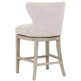 Milton Swivel Counter Stool Bisque French Linen - LOOMLAN - Essentials For Living - Counter Stools