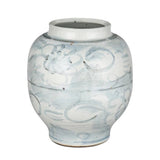 Ming - Style Countryside Large Preserve Pot - LOOMLAN - Currey & Co - Vases & Jars