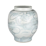 Ming - Style Countryside Large Preserve Pot - LOOMLAN - Currey & Co - Vases & Jars