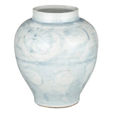 Ming - Style Countryside Medium Preserve Pot - LOOMLAN - Currey & Co - Vases & Jars