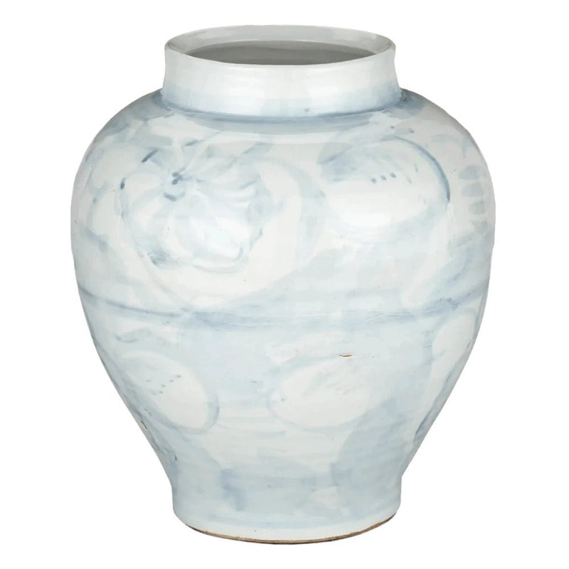 Ming - Style Countryside Medium Preserve Pot - LOOMLAN - Currey & Co - Vases & Jars
