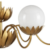 Mirasole Gold Chandelier - LOOMLAN - Currey & Co - Chandeliers