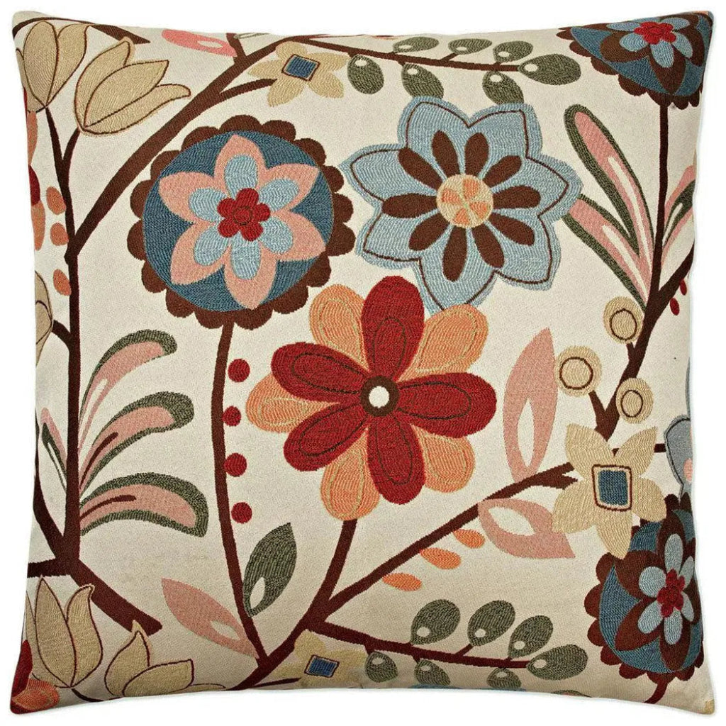 Miron Multi Color Throw Pillow With Insert - LOOMLAN - Throw Pillows