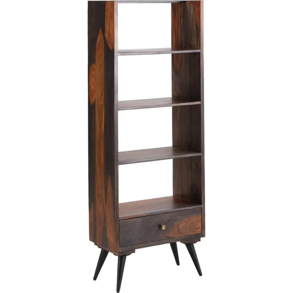 Mitchison ModernWooden 1 Drawer Bookcase - LOOMLAN - LOOMLAN - Bookcases