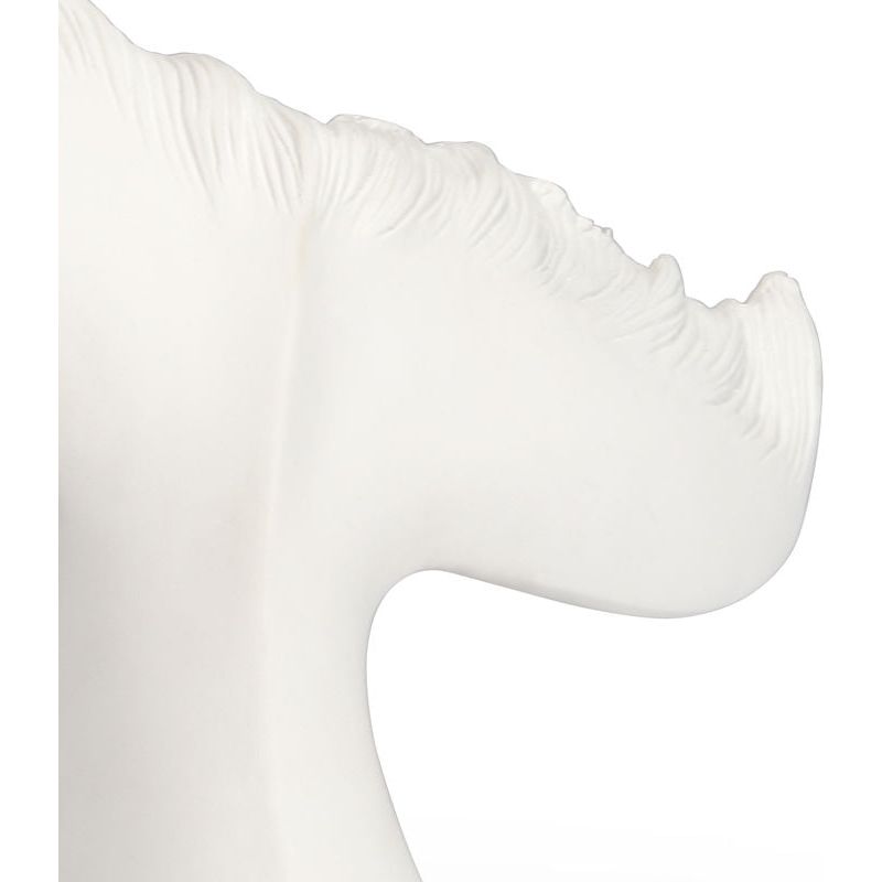 Moby Tail White Plaster Finish Sculpture - LOOMLAN - Wildwood - Statues & Sculptures