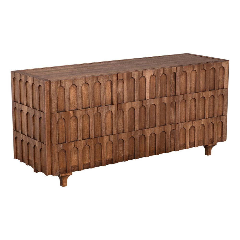 Modea Wooden Brown Sideboard - LOOMLAN - Sideboards