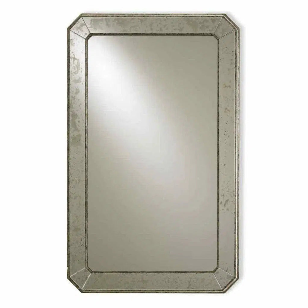 Modern Antiqued Mirror - LOOMLAN - Currey & Co - Wall Mirrors