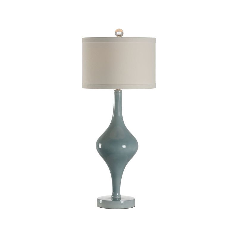 Modern Seafoam Ceramic Made Base Table Lamp - LOOMLAN - Chelsea House - Table Lamps