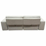 Modular 2 - Seater Adjustable Backrests in Light Grey - LOOMLAN - Diamond Sofa - Modular Sofas