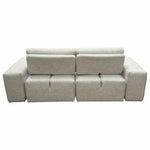 Modular 2 - Seater Adjustable Backrests in Light Grey - LOOMLAN - Diamond Sofa - Modular Sofas