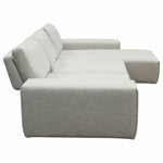 Modular 3 - Seater Chaise Sectional Adjustable Backrest - LOOMLAN - Diamond Sofa - Modular Sofas