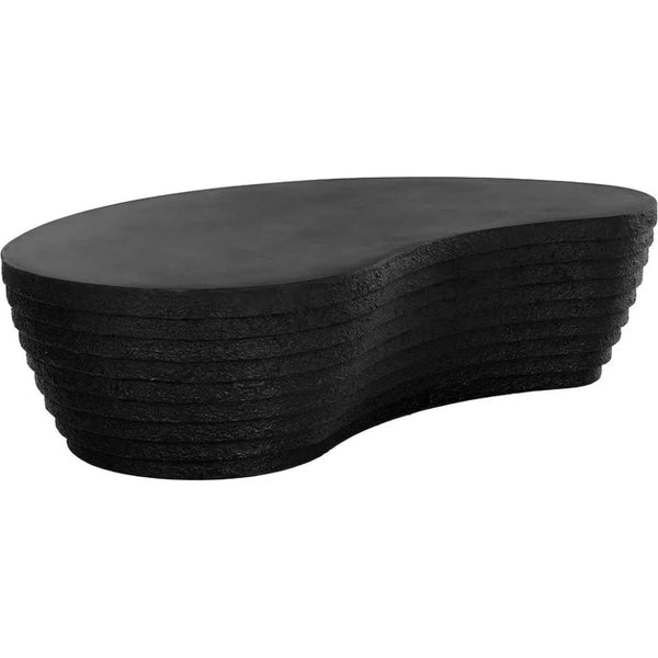 Mojave Coffee Table Concrete Black Outdoor - LOOMLAN - SUNPAN - Outdoor Coffee Tables