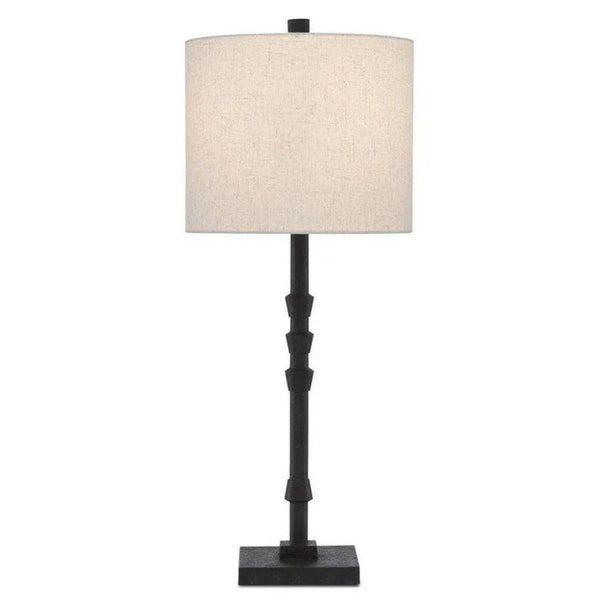 Mole Black Lohn Table Lamp - LOOMLAN - Currey & Co - Table Lamps