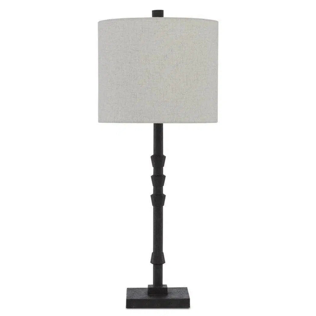 Mole Black Lohn Table Lamp - LOOMLAN - Currey & Co - Table Lamps