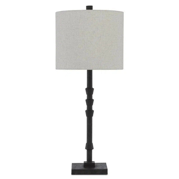 Mole Black Lohn Table Lamp - LOOMLAN - Currey & Co - Table Lamps