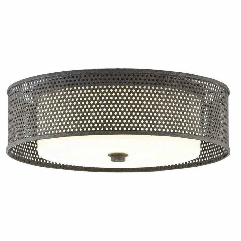 MoleBlack Notte Flush Mount - LOOMLAN - Currey & Co - Flush Mounts