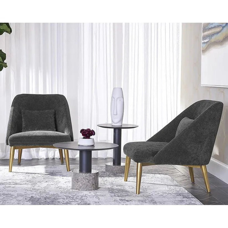 Monaco Marble Round Coffee Table - LOOMLAN - SUNPAN - Coffee Tables