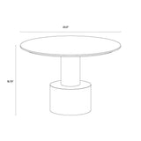 Monaco Marble Round Coffee Table - LOOMLAN - SUNPAN - Coffee Tables