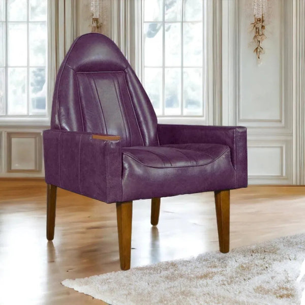 Monte Carlo Car Seat Leather Accent Chair - LOOMLAN - One For Victory - Accent Chairs