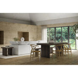 Monterey Rustic Solid Pine Wood Dining Bench - LOOMLAN - Moe's Home - Dining Benches