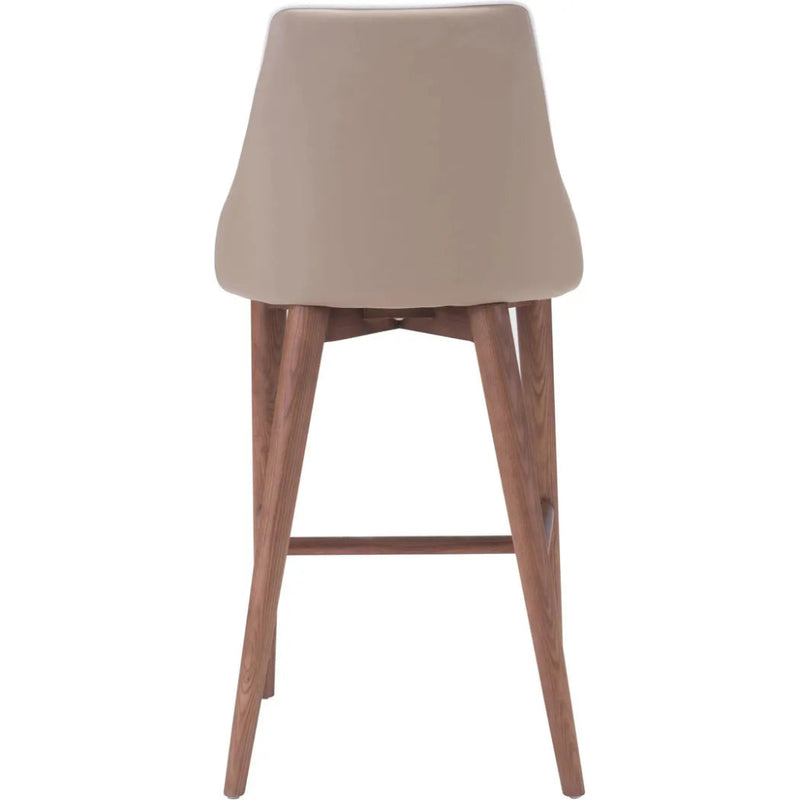Moor Counter Chair Beige - LOOMLAN - Zuo Modern - Counter Stools