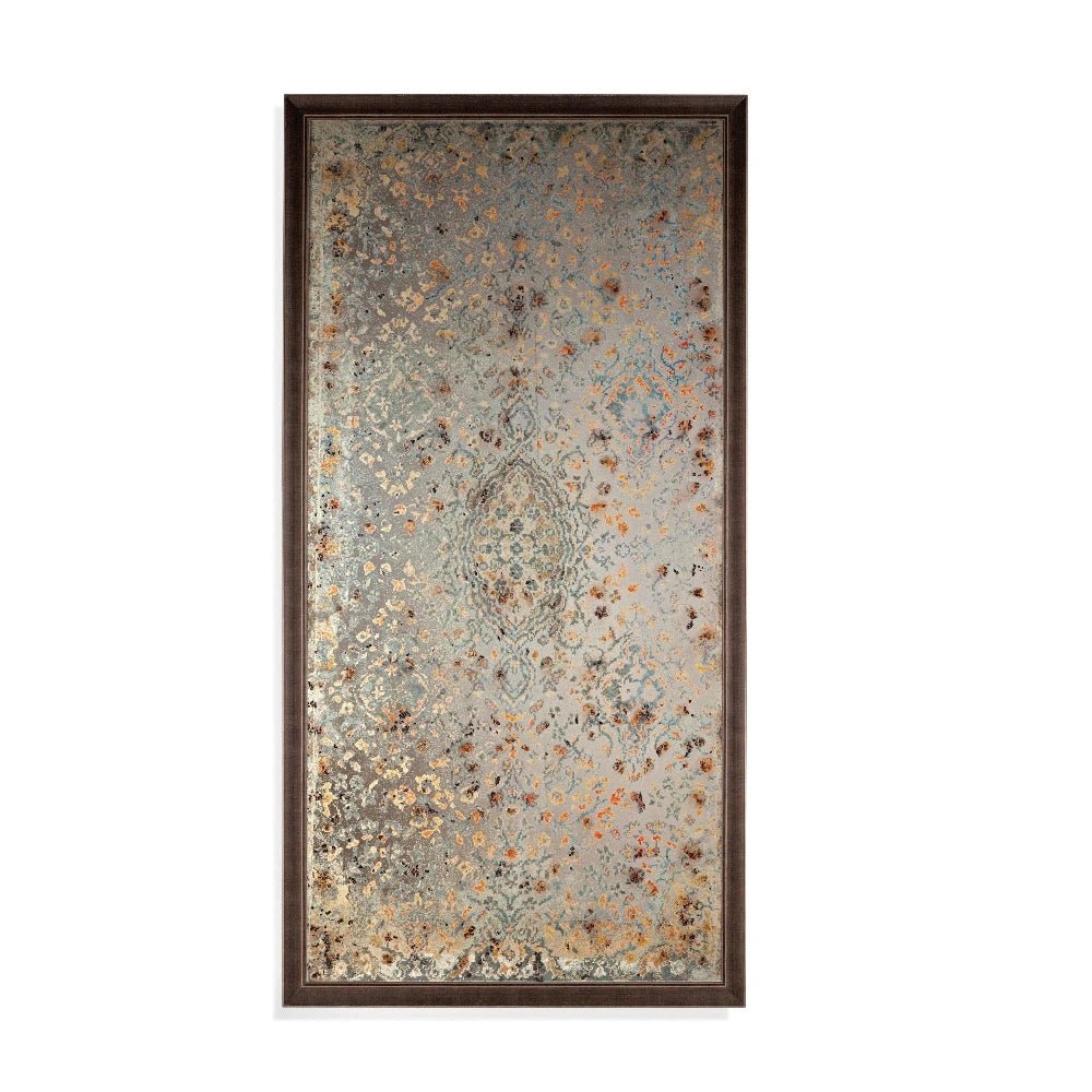 Morocco Wood Brown Vertical Floor Mirror - LOOMLAN - Floor Mirrors