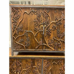 Mother Nature 59xTall Cabinet Birds Front Doors - LOOMLAN - LOOMLAN - Buffets & Curios