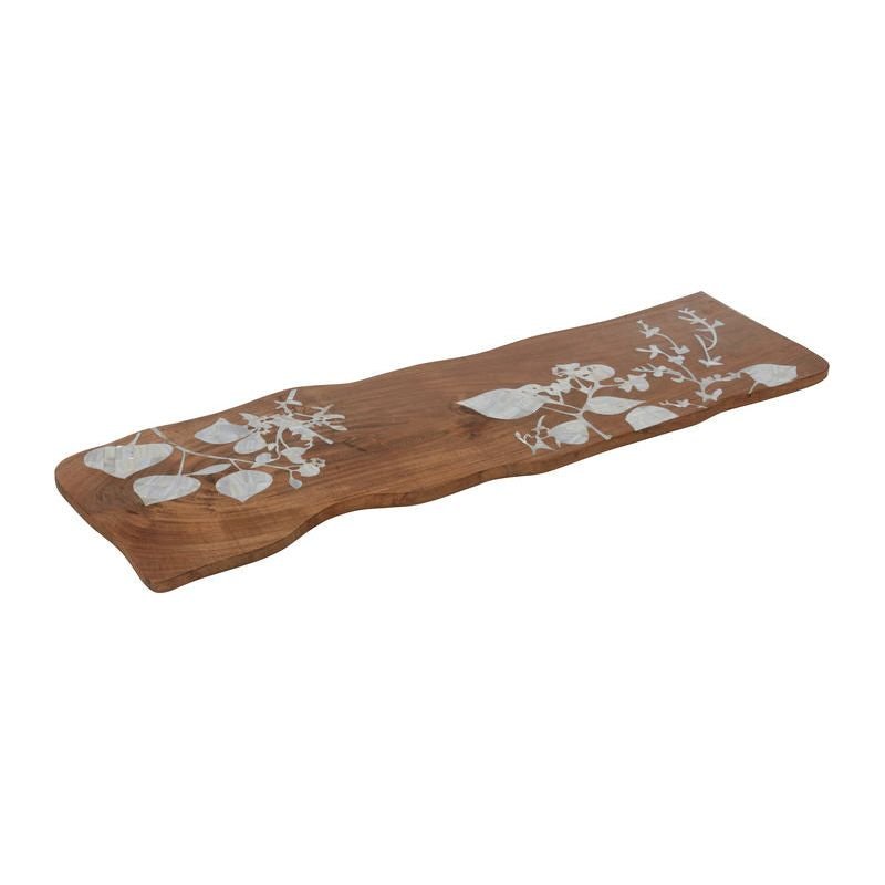 Mother of Pearl Eucalyptus Bath Board Tray - LOOMLAN - Chelsea House - Trays