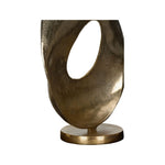 Mounted Shield Gold Finish Sculpture - LOOMLAN - Wildwood - Statues & Sculptures