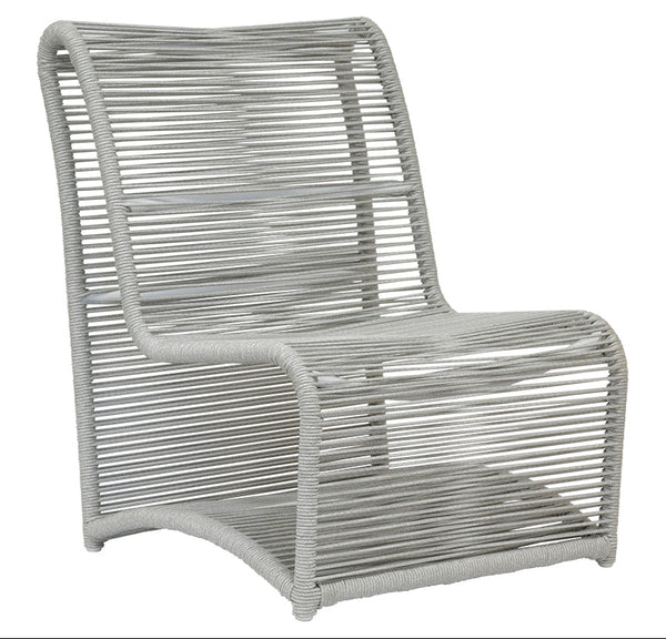 Miami Aluminum Frame Armless Outdoor Club Chair