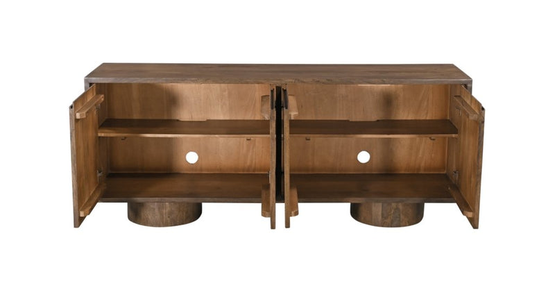 Napa Wooden Brown Server - LOOMLAN - Bassett Mirror - Sideboards