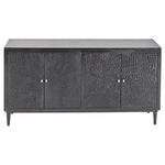 Narissa 4 Door Wood Black Sideboard - LOOMLAN - LOOMLAN - Sideboards