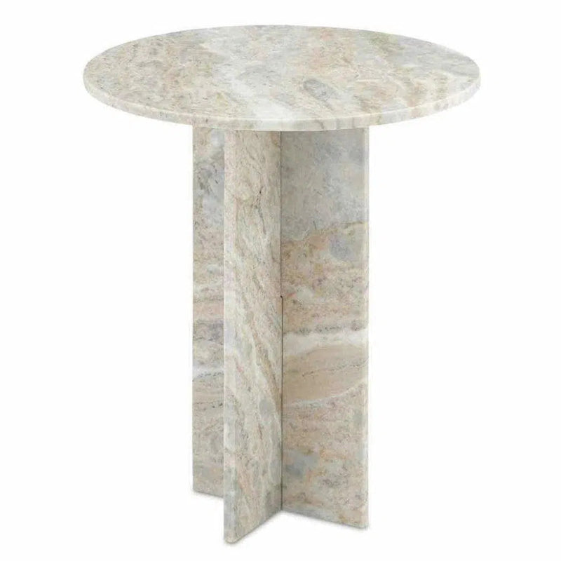 Natural Harmon Accent Table - LOOMLAN - Currey & Co - Side Tables