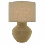 Natural Satin Black Hensen Table Lamp - LOOMLAN - Currey & Co - Table Lamps