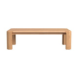 Natural Teak Outdoor Coffee Table - LOOMLAN - Sunset West - Outdoor Coffee Tables