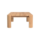 Natural Teak Outdoor Coffee Table - LOOMLAN - Sunset West - Outdoor Coffee Tables