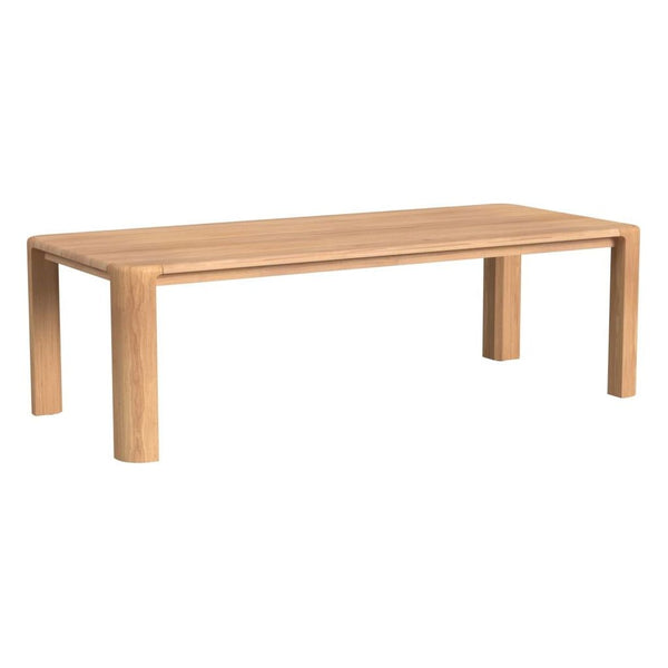 Natural Teak Outdoor Dining Table - LOOMLAN - Sunset West - Outdoor Dining Tables