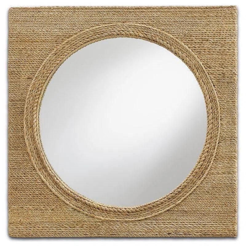 Natural Tisbury Small Mirror - LOOMLAN - Currey & Co - Wall Mirrors